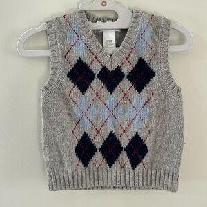 JANIE AND JACK‎ WOOL SWEATER VEST BABY BOY 3-6 Months